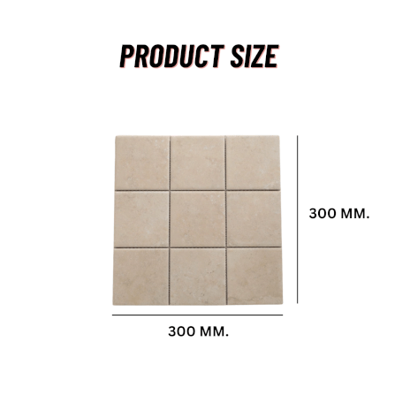 โมเสคเซรามิค TIMELESS TILES รุ่น RAWRY 30X30 ซม. สี WARM STONE สไตล์ลอฟต์_1